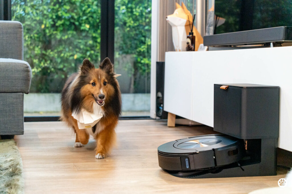 5 ฟีเจอร์ดีกับบ้านมีสุนัข รีวิว iRobot Roomba Combo j7+ หุ่นยนต์ดูดฝุ่นและถูพื้น 2 in 1 3