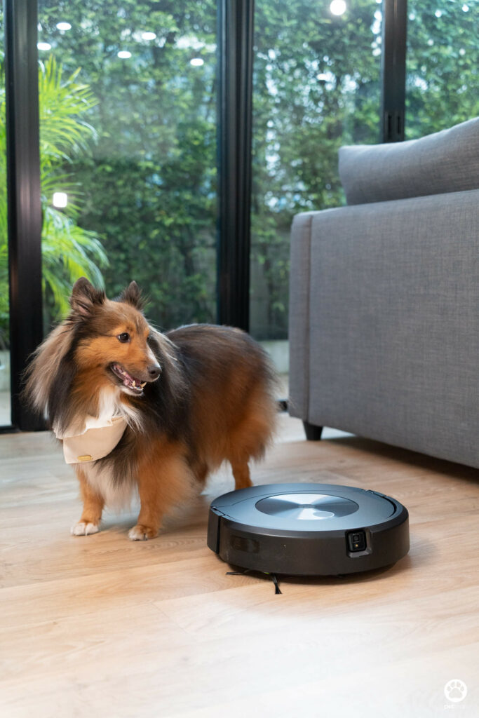 5 ฟีเจอร์ดีกับบ้านมีสุนัข รีวิว iRobot Roomba Combo j7+ หุ่นยนต์ดูดฝุ่นและถูพื้น 2 in 1 95